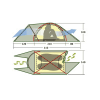 Палатка Alexika Nakra 2