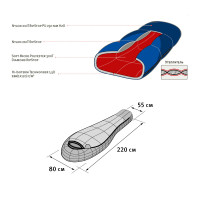 Спальный мешок Alexika Travel