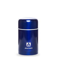 Термос для еды Арктика 0,75 литра (синий, покрытие – эмаль)