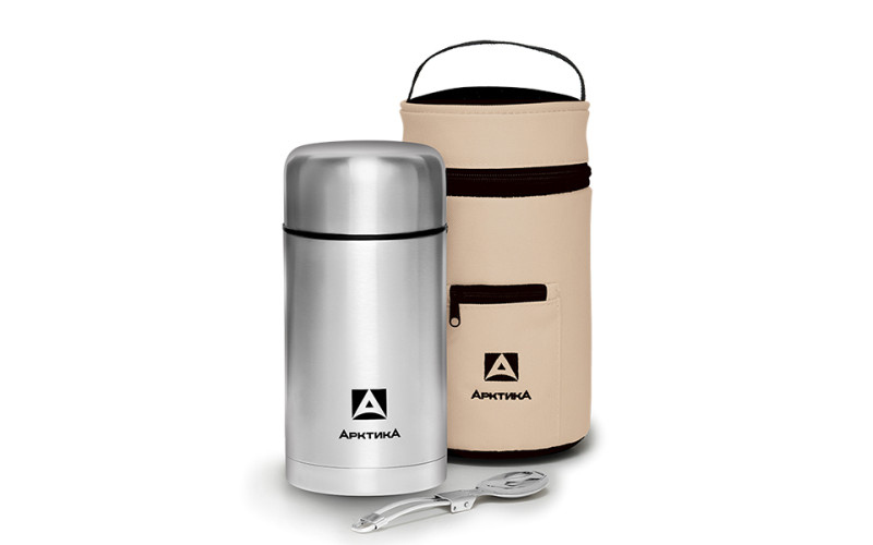 Термос для еды Арктика 1 л c чехлом