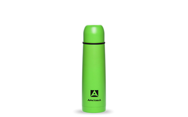 Термос для напитков Арктика (пластиковое покрытие) 0,5 литра