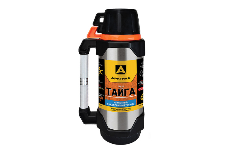 Термос для напитков Арктика Тайга 2.2 л