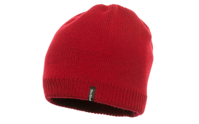 Водонепроницаемая шапка DexShell Beanie Solo, красная