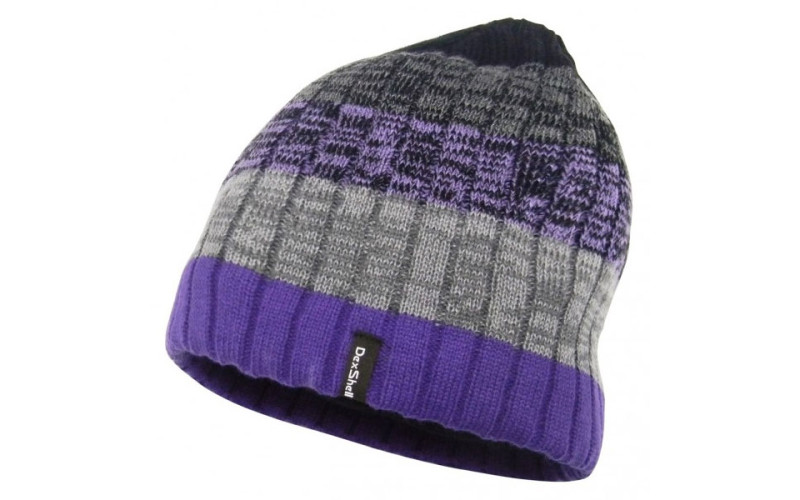 Водонепроницаемая шапка DexShell Beanie, фиолетовая
