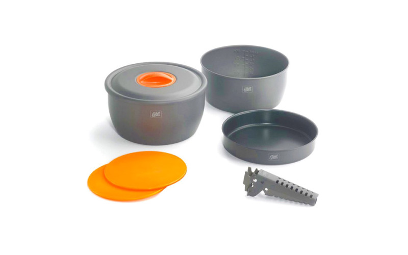 Набор посуды алюминиевый для приготовления пищи с антипригарным покрытием Esbit