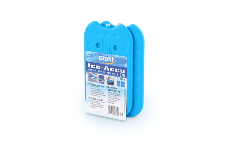 Аккумулятор холода, хладагент Ezetil Ice Accu G 270 (2x245) в жестком корпусе