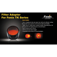 Красный фильтр для фонарей Fenix ТК-серии