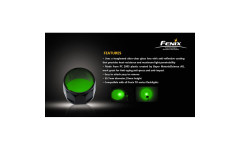 Зеленый фильтр для фонарей Fenix ТК-серии