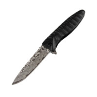 Нож Ganzo G620 Black Damasc