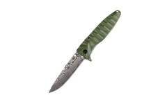 Нож Ganzo G620 Green Damasc
