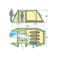 Палатка KSL Barel 4