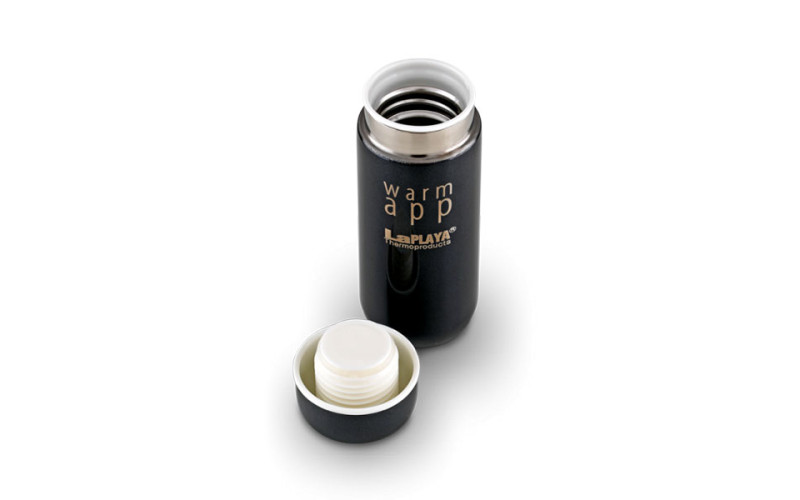 Термос LaPLAYA Warm App 0.2 литра черный