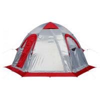 Палатка ЛОТОС 5УТ Шторм, серо-красная
