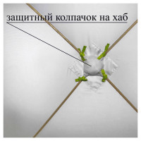 Колпачок на хаб для палаток Куб (комплект 5 шт)