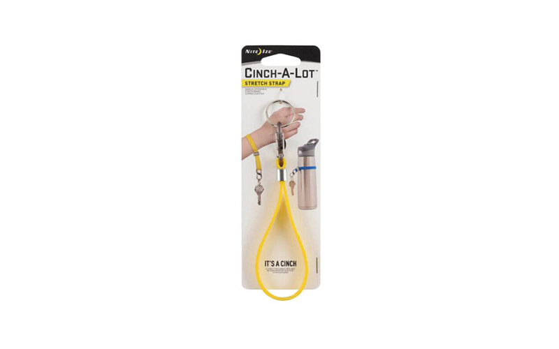 Карабин-стяжка NiteIze Cinch-A-Lot Strech Strap Yellow