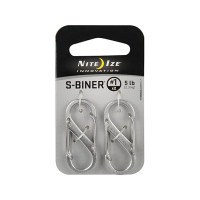 Набор карабинов 2 Pack Nite Ize S-Biner #1 Stainless
