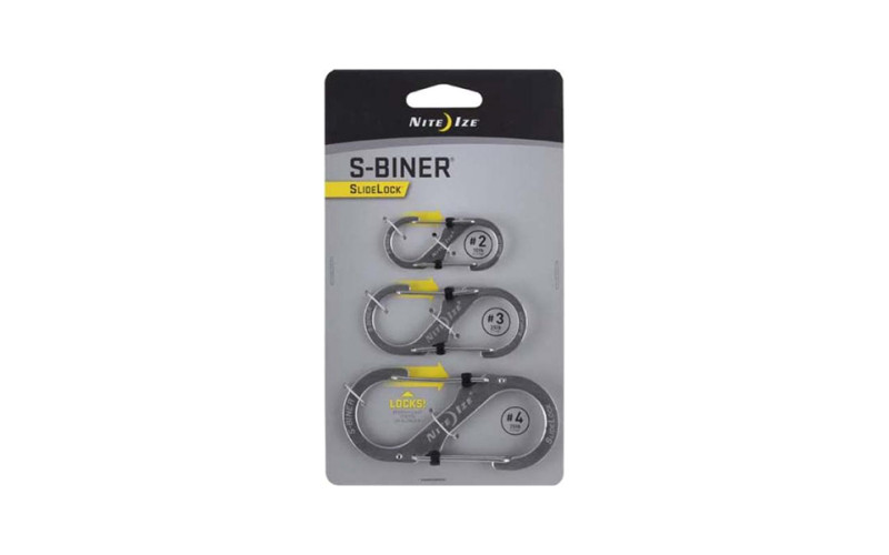 Набор карабинов Nite Ize S-Biner Slidelock 3Pack Stainless