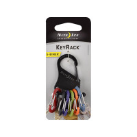 Набор карабинов Nite Ize S-Biner KeyRack Black