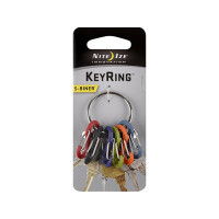 Набор карабинов Nite Ize S-Biner KeyRing Stainless