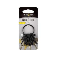 Набор карабинов Nite Ize S-Biner KeyRing Steel Black
