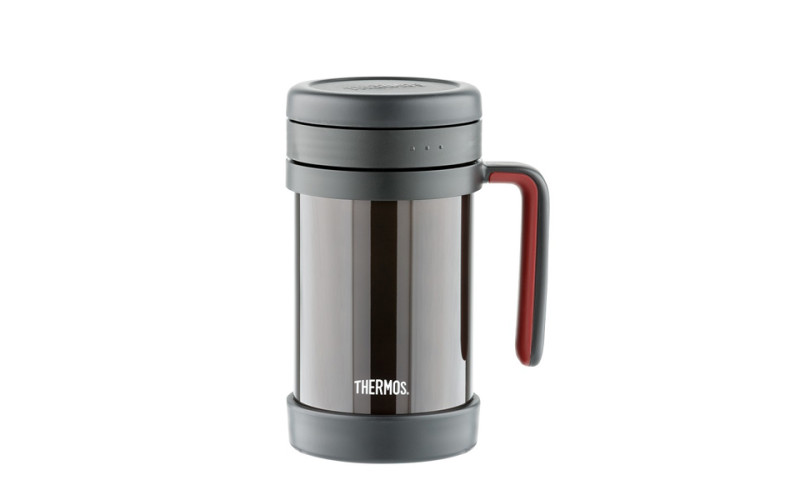 Термос Thermos TCMF-501 (0,5 литра) с ситом, коричневый