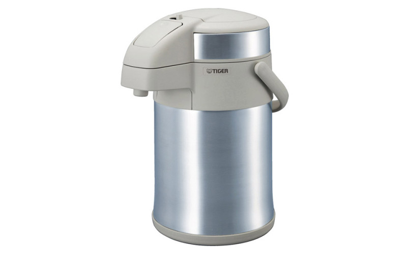 Термос с пневмонасосом Tiger MAA-A222 Stainless White